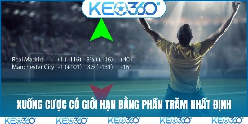 Xuống cược có giới hạn bằng phần trăm nhất định